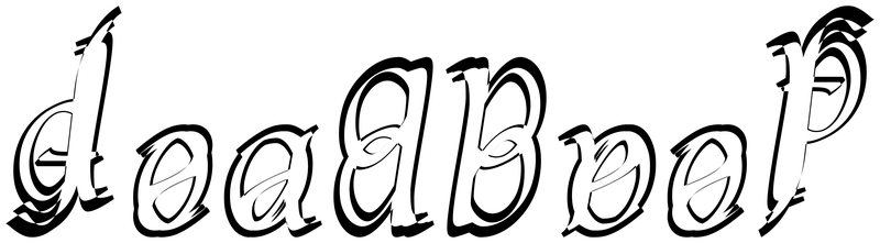 Ambigram for deadbeef in Genbasi